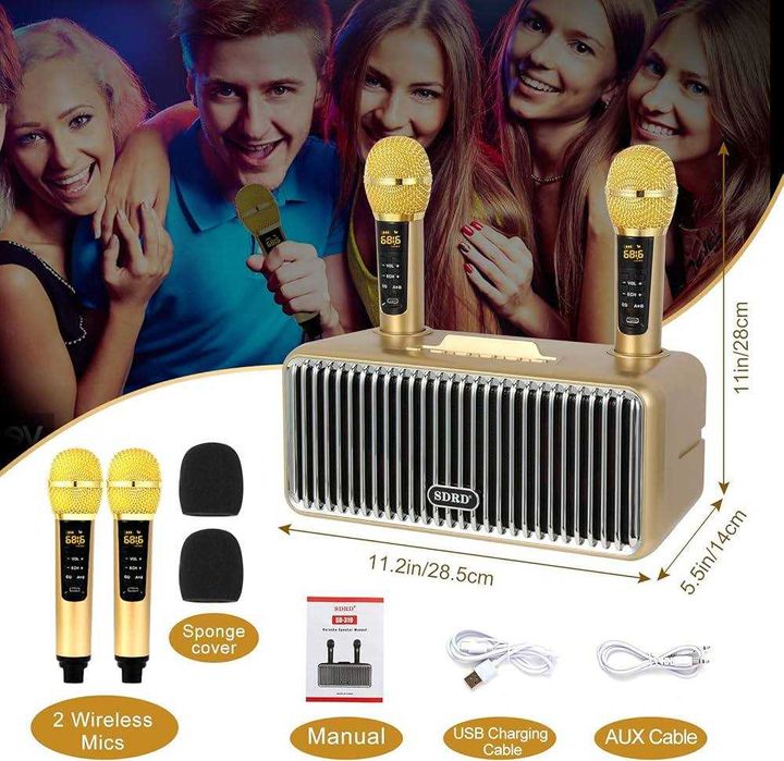 Портативна караоке-система SDRD SD319Pro