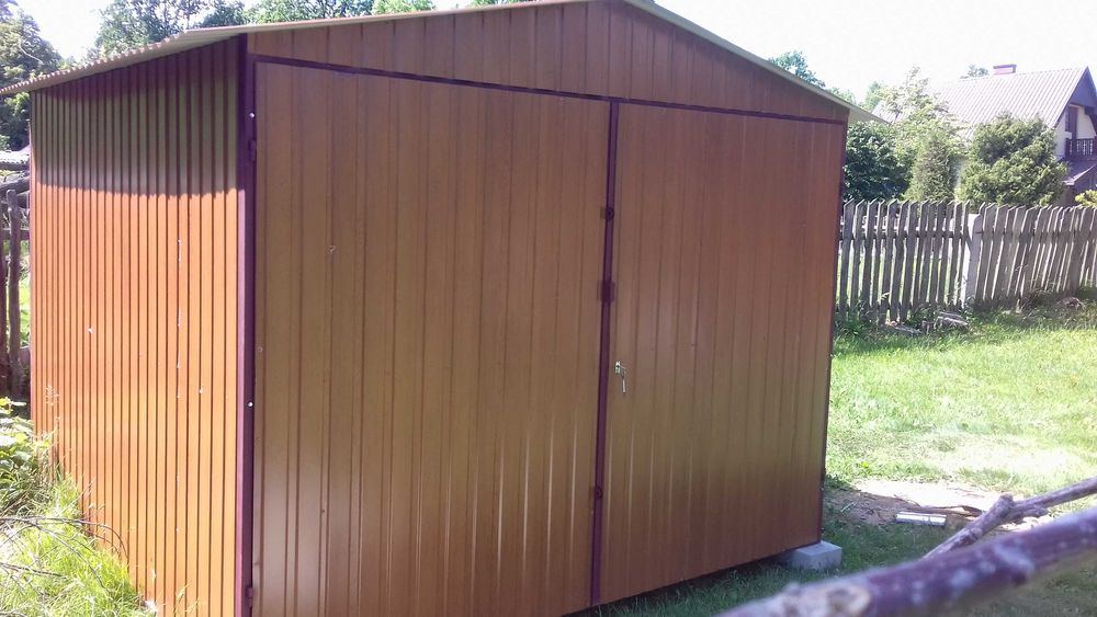 Garaże blaszane blaszak wiata magazynek schowek 3x5