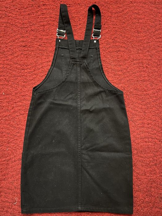 Джинсовый комбинезон с юбкой размер 36