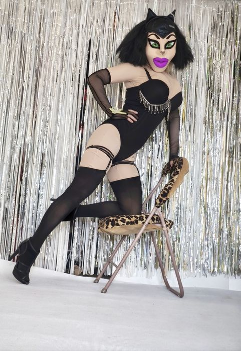 Стриптиз куклы, Женщина - кошка, подарок на День Рождения.