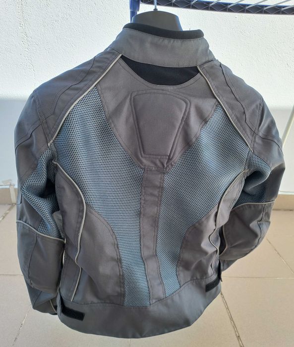 Blusão Motard Verão Senhora Cinza Tam. M