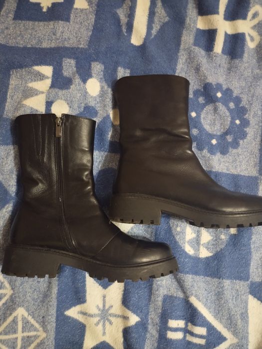 Шкіряні чоботи, 40 розмір