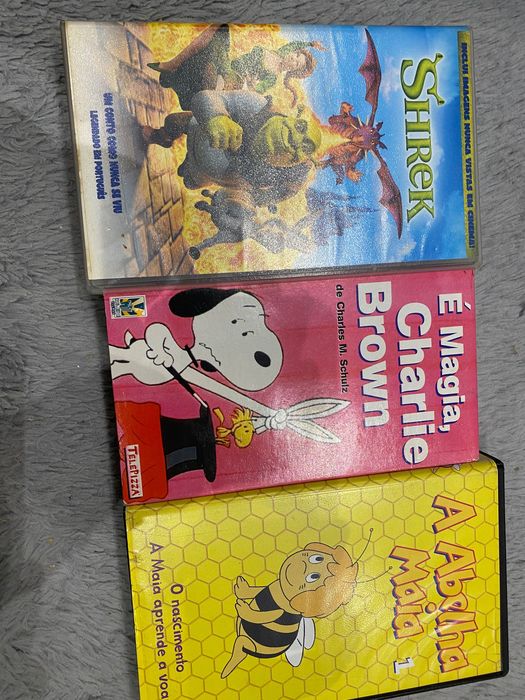 Cassetes VHS como novos