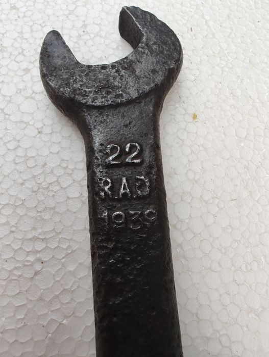 Klucz płaski  Reichsarbeitsdienst 1939r