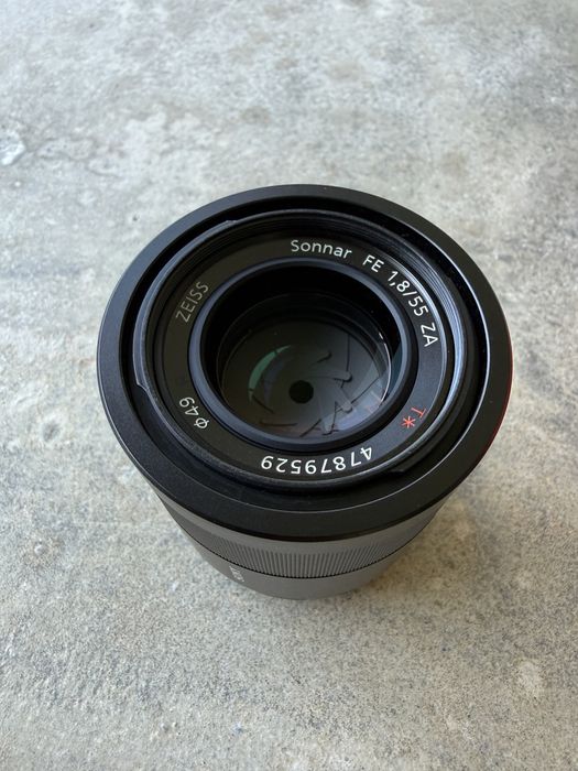 Objectiva Sony 55mm 1.8 ZA