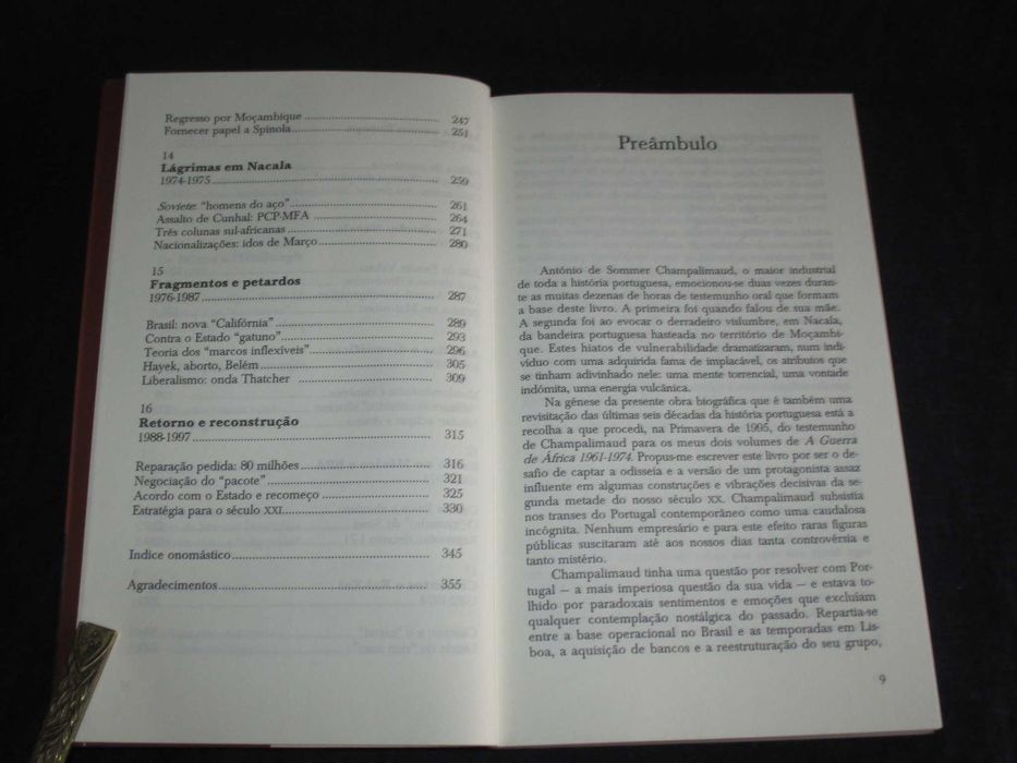 Livro Champalimaud José Freire Antunes Temas & Debates