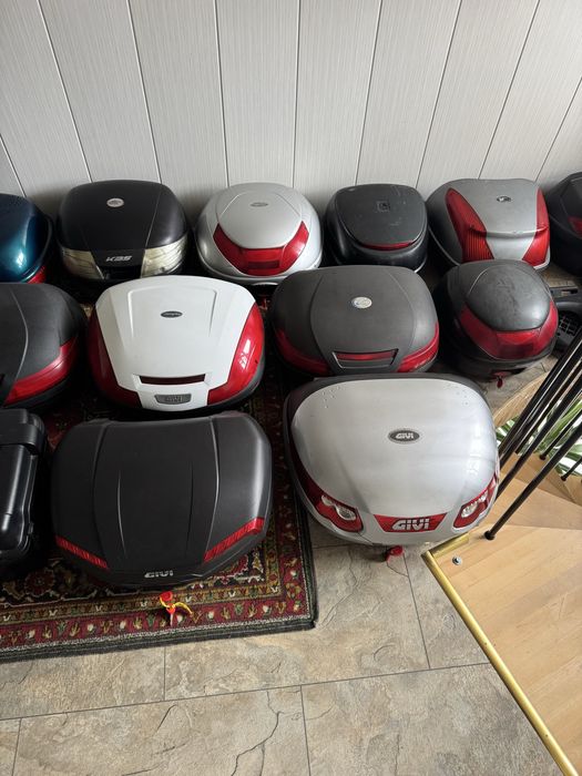 Продам мото кофри центральні та бокові різних обємів Givi/Kappa