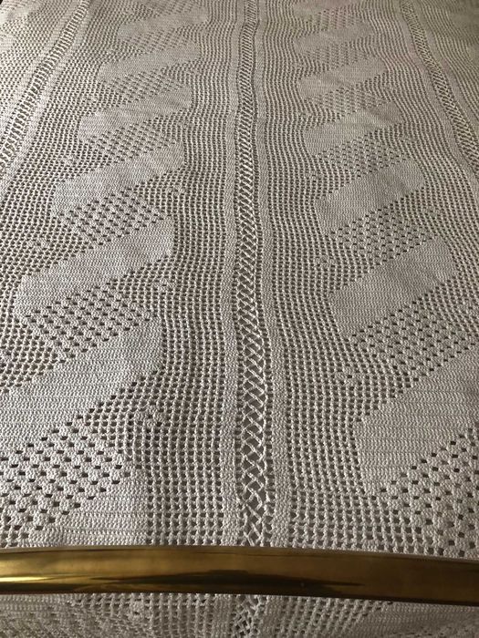 Colcha crochet muito antiga