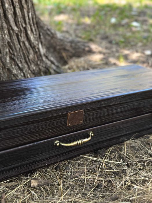 Набір шампурів Тигр BS19 Набор шампуров деревянном кейсе