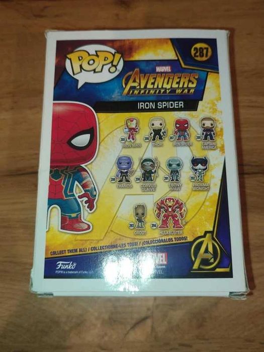 Funko Pop 287 Iron Spider Avengers Infinity War
