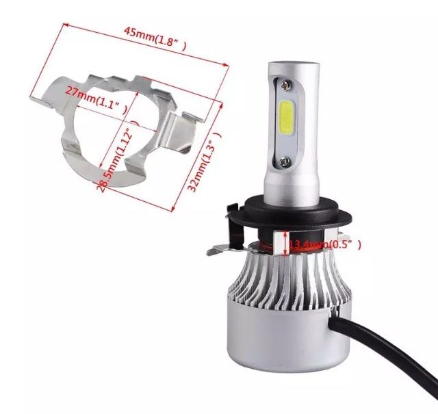 Adaptador Led Suporte H7 - H1