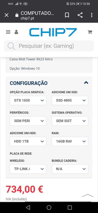 Computador torre gamer