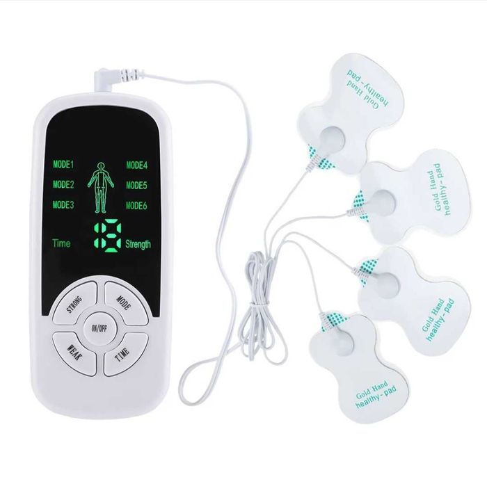 Eletroestimulador muscular massagem EMS + TENS Fisioterapia Musculação