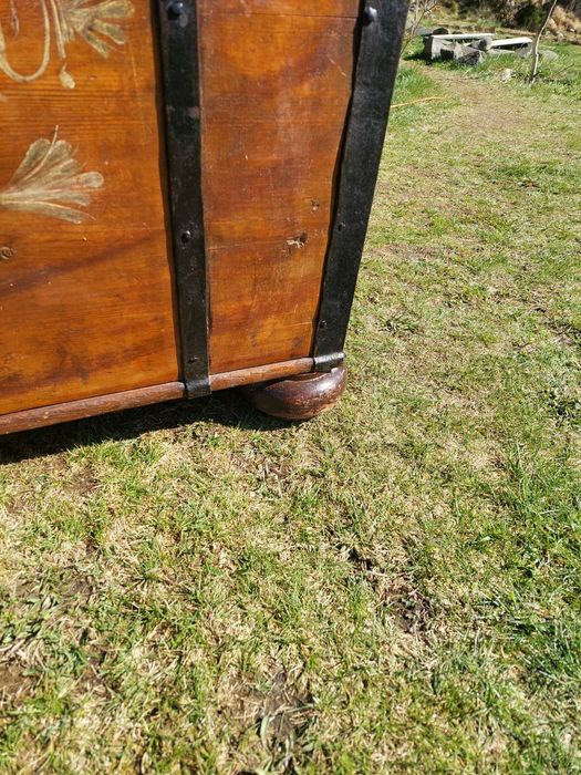 Skrzynia drewniana antyk 1830 rocznik