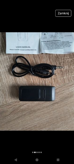 Odbiornik/nadajnik bluetooth audio