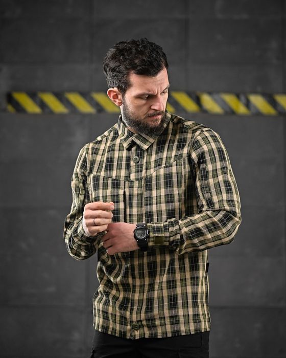 Професійна якісна військова тактична сорочка OBLIVION REVOLT GREEN