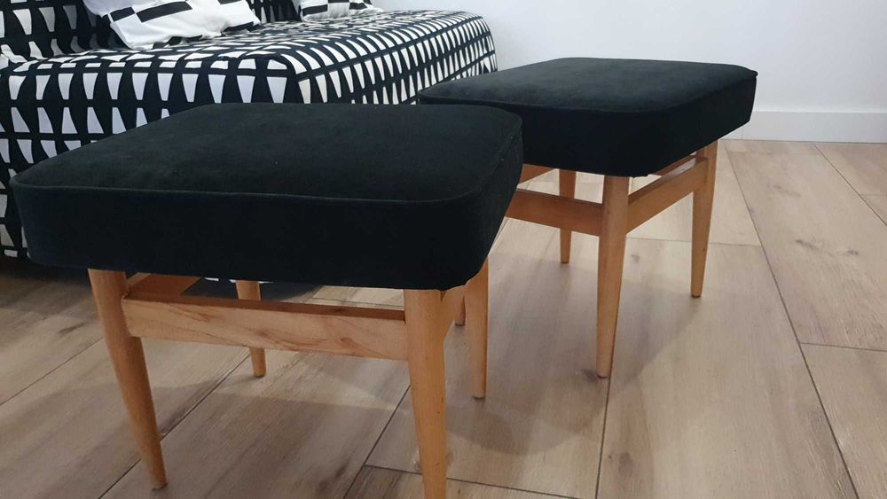 Taboret PRL Świdnicka Fabryka Mebli