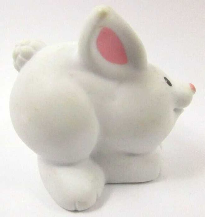 Fisher Price Little People - Coelho Branco Bebê Animal Mattel 2001