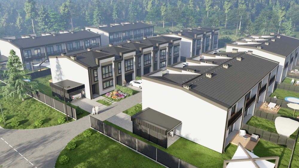 Продається Таунхаус 130 м2, 2 сотки. Окремий заїзд. Забудовник. Кредит