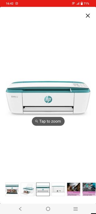 Impressora hp 3762 multifunções