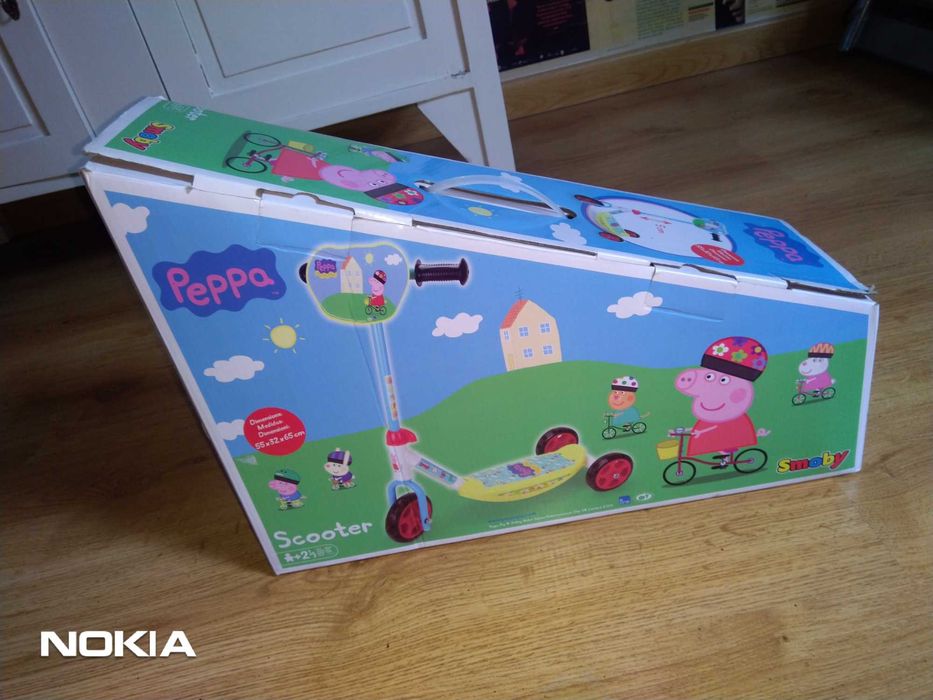 Trotinete peppa criança