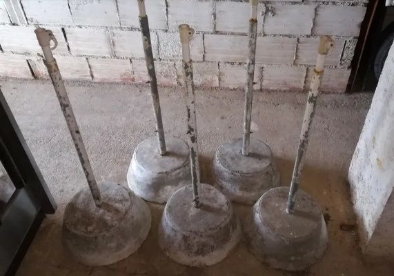 Bases para chapéu de sol