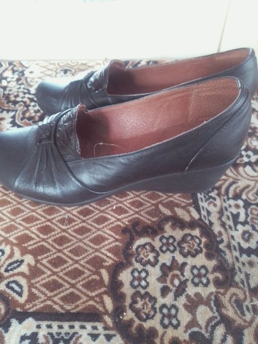 Туфли кожаные весенние