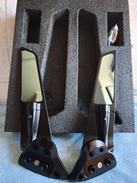 Espelhos retrovisores giratórios de asa para YAMAHA YZF-R6 2017-2021 YZF-R7 2021-2023