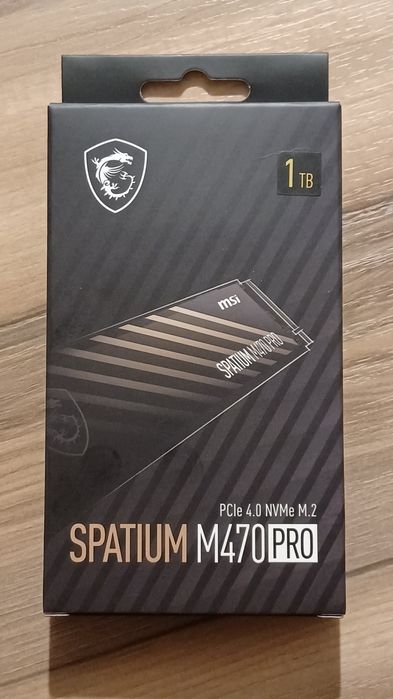 NOWY super szybki dysk MSI  1TB SSD NVMe  Spatium 470 Pro