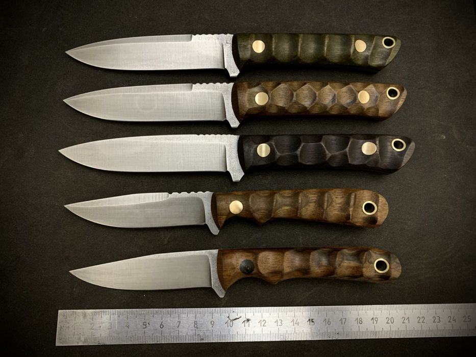 Нож ручной работы фултанг сталь 9ХС ніж ручної роботи нож охотничий