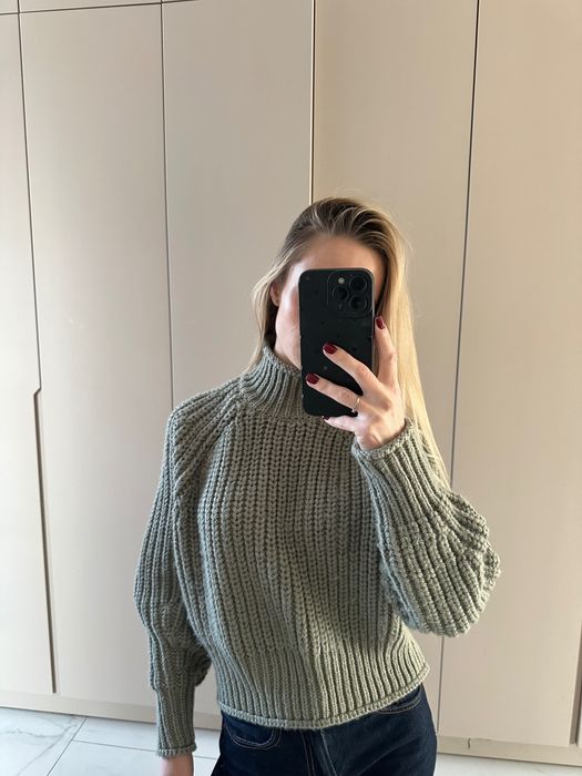Светр H&M кольору хакі
