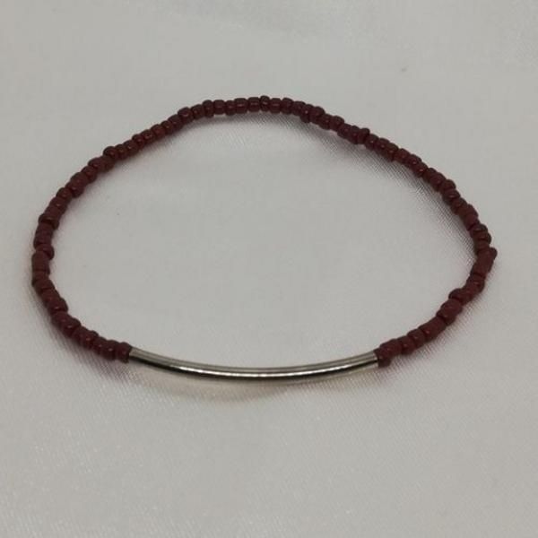 Pulseira Miss travessão  Prata - Ref.:pemtp18