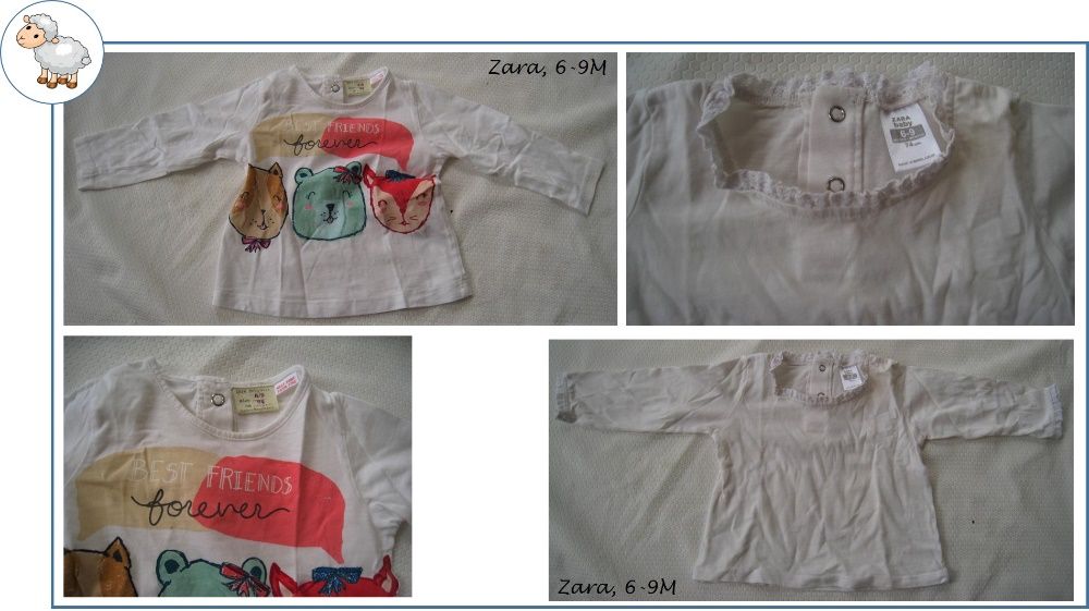 0-12Meses Menina Primavera/Verão - camisas, t-shirts e blusas