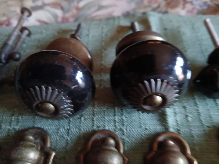 Lote Puxadores Latão