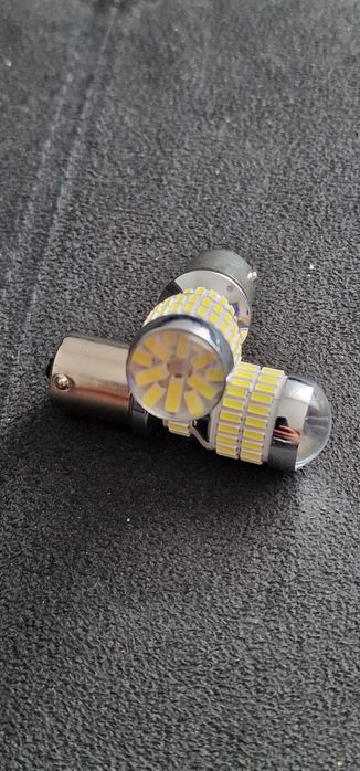 Żarówki LED BAY9S H21W CANBUS komplet 2 szt. białe z soczewką