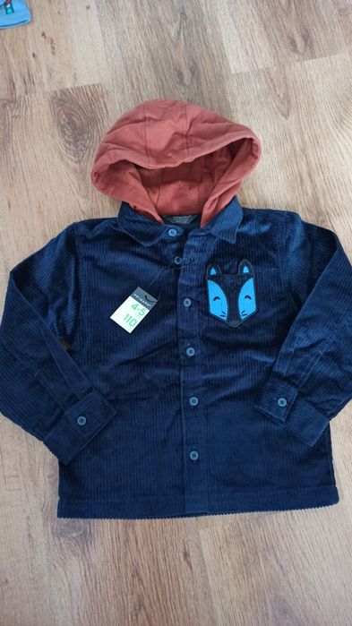 Welurowa koszula chłopięca Primark 110 cm
