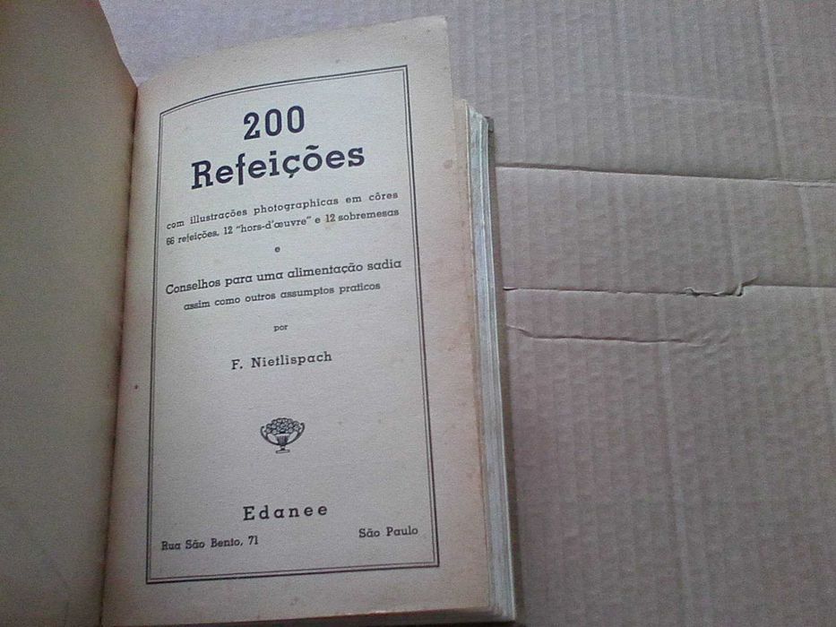 200 Refeições -  66 refeições 12 "hors-d'oeuvre" e 12 sobremesas