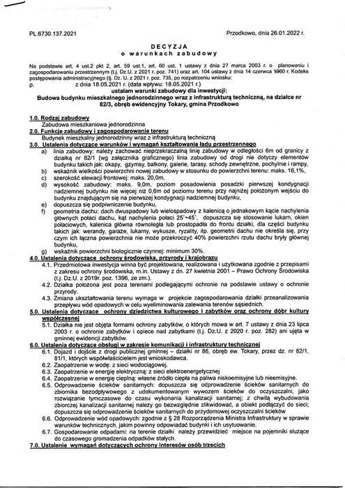 Działka budowlana 1245 m² | Bezterminowe WZ | Tokary | 3 km od S7 - Widok 4