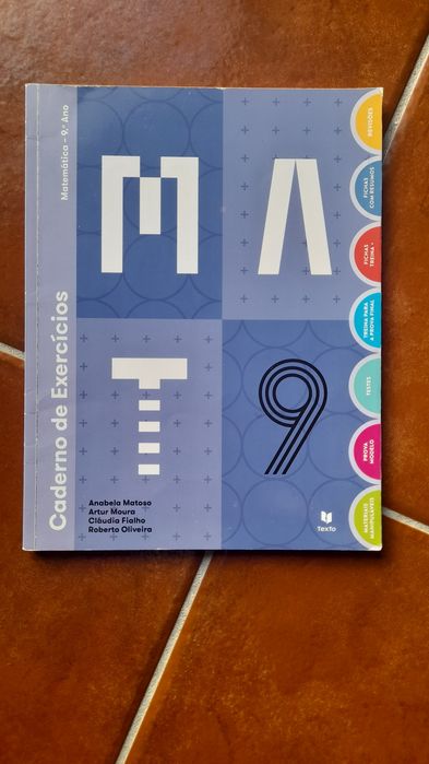 Conjunto 6 Cadernos atividades Matemática °, 8°(2), 9°(2) e 10°