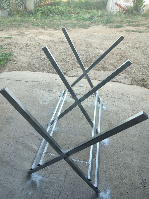 Cavalete para cortar lenha