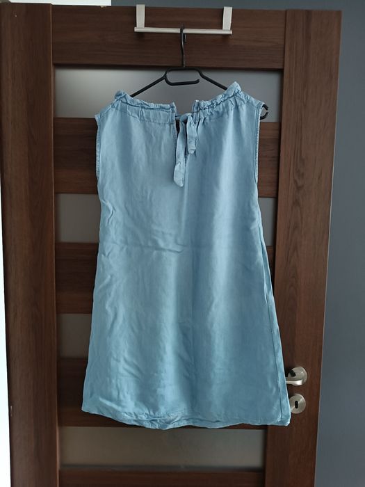 Letnia sukienka a'la jeans bawełna XS S