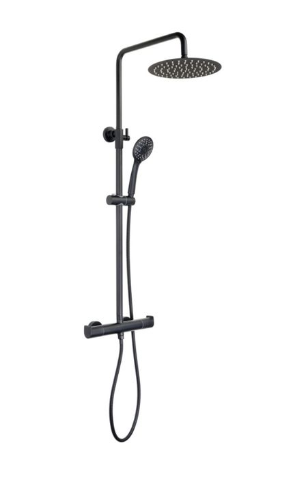 Coluna de Duche Monocomando Preta Ethika – Strohm