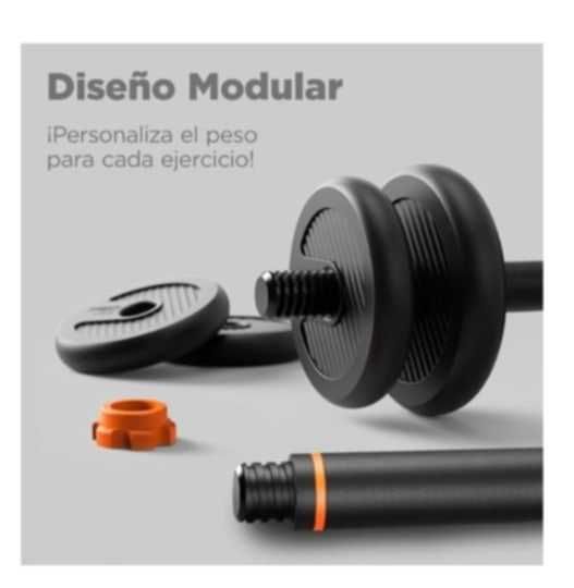 Kit de Halteres Ajustáveis + Discos (novo - completo) – Treino em casa