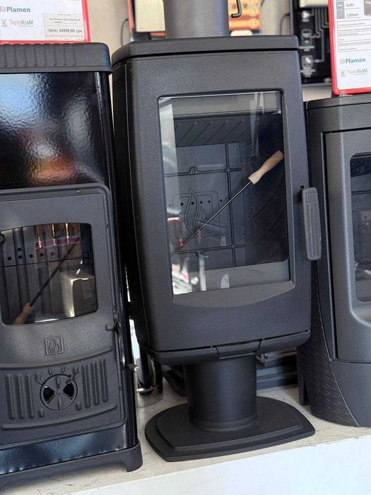 Піч-камін для котеджу без газу — Plamen Aria | Карпати
