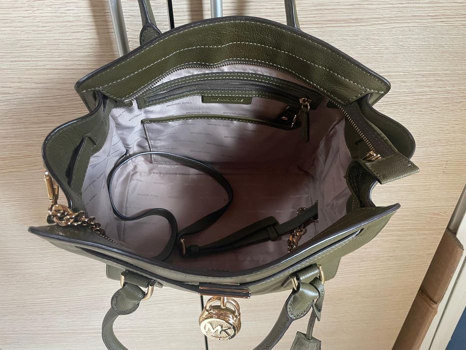 Do negocjacji-Torebka Michael Kors zielona oryginał