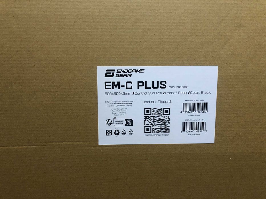 Коврик длы мыши Endgame EM-C Plus (50x50 Black)