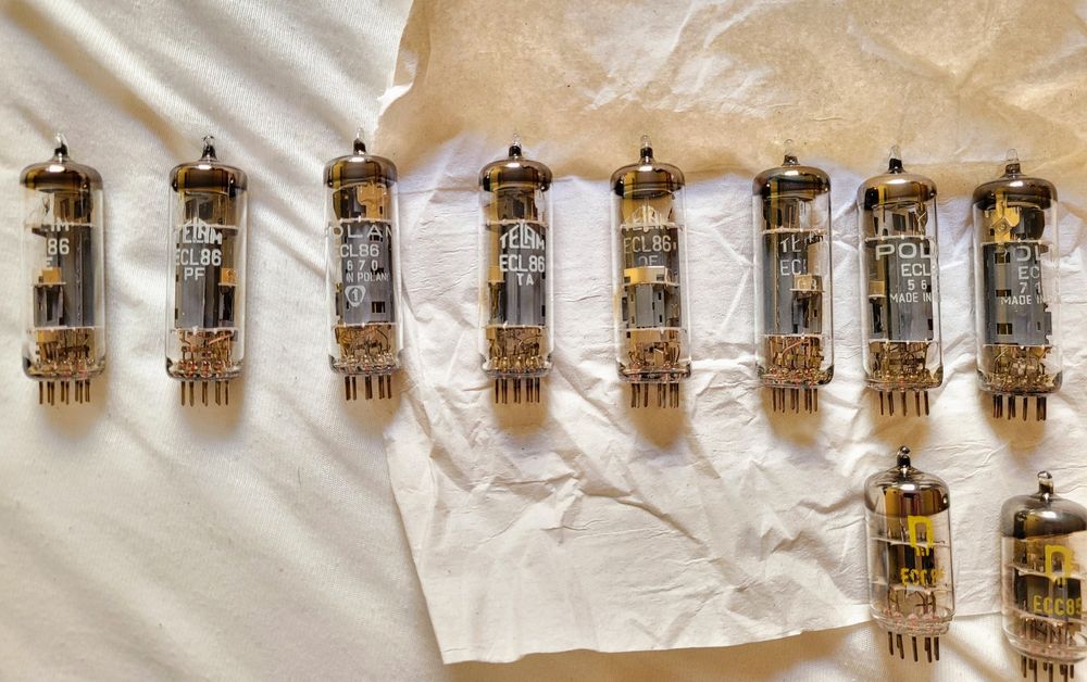 Lampa lampy ECL86 ECC85 ECC81 ECC83 EF86 ECL82 EM84