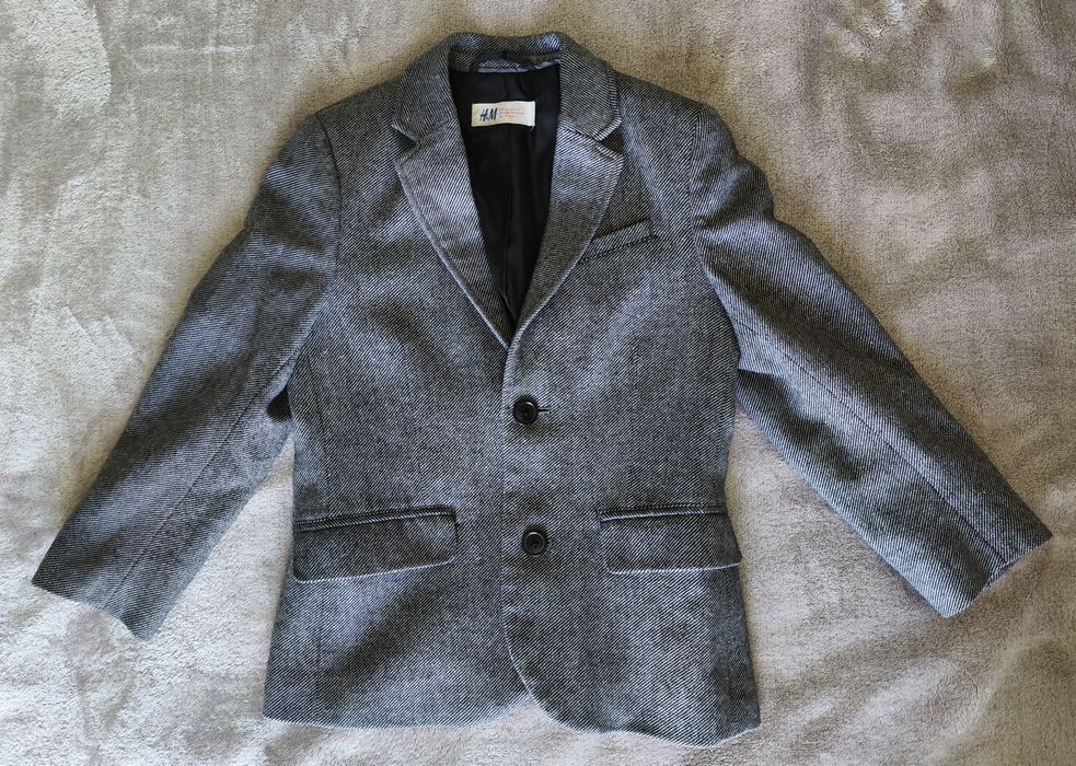 Marynarka chłopięca h&m szara 116