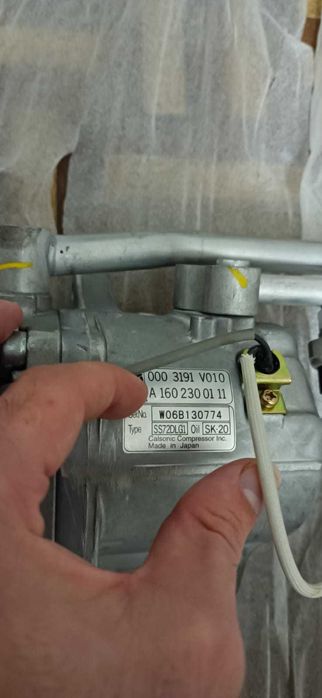 Compressor A/C Ar Condicionado Smart Fortwo 450 e 451 e Mercedes