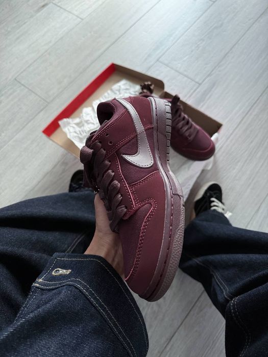 Кросівки Nike Dunk Low Retro PRM Burgundy Crush premium | Кроссовки Найк жіночі